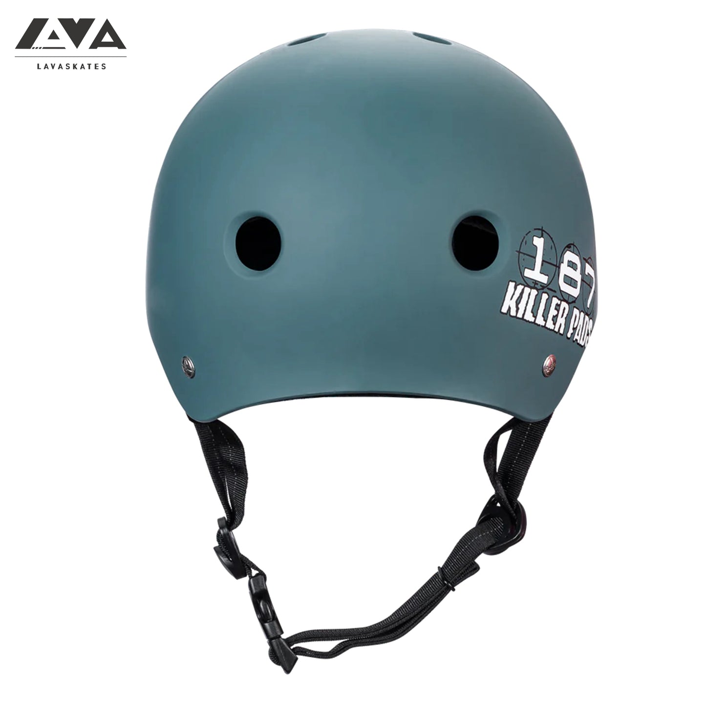 187 PRO SKATE HELMET W/ SWEATSAVER LINER - STONE BLUE