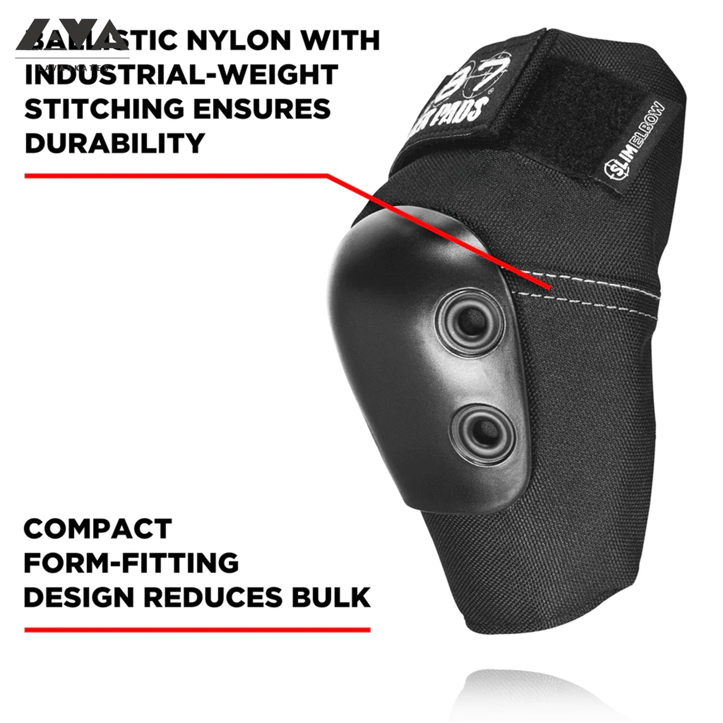 187 SLIM ELBOW PAD - BLACK