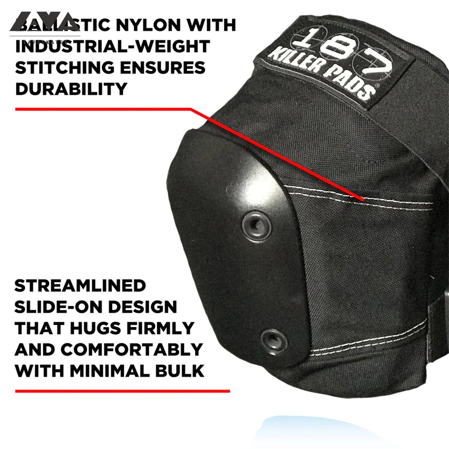 187 SLIM KNEE PAD - BLACK