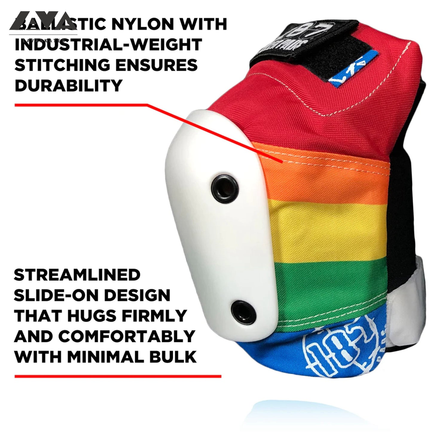 187 SLIM KNEE PAD - RAINBOW
