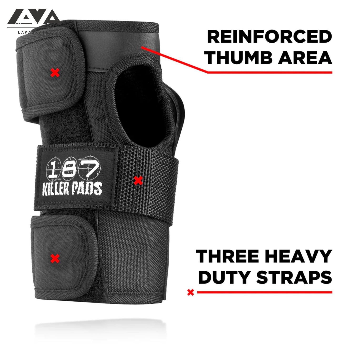 187 WRIST GUARD - BLACK