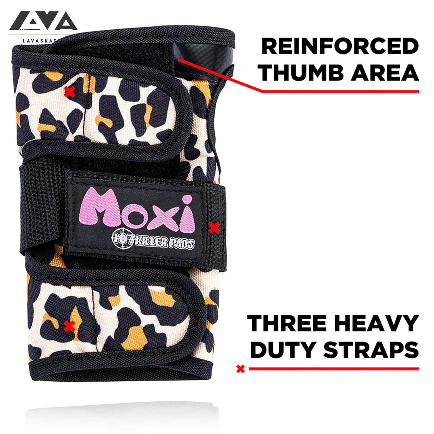 187 WRIST GUARD - MOXI LEOPARD