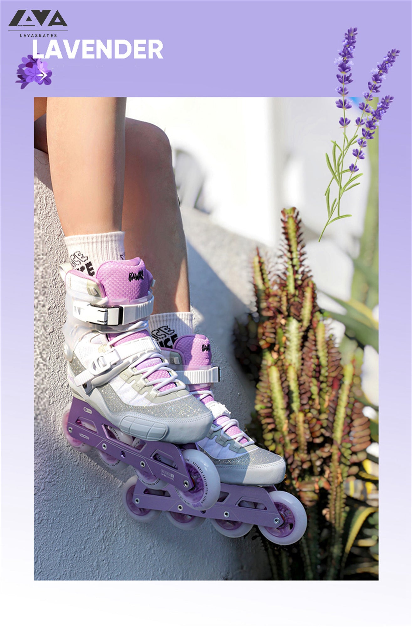 GAWDS ATON URBAN SKATES - LAVENDER