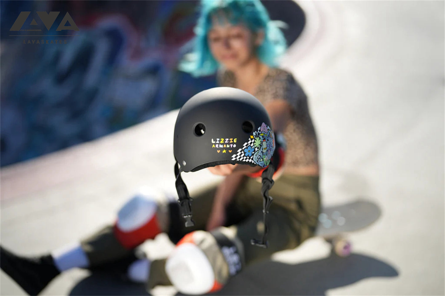 187 PRO SKATE HELMET W/ SWEATSAVER LINER - LIZZIE ARMANTO
