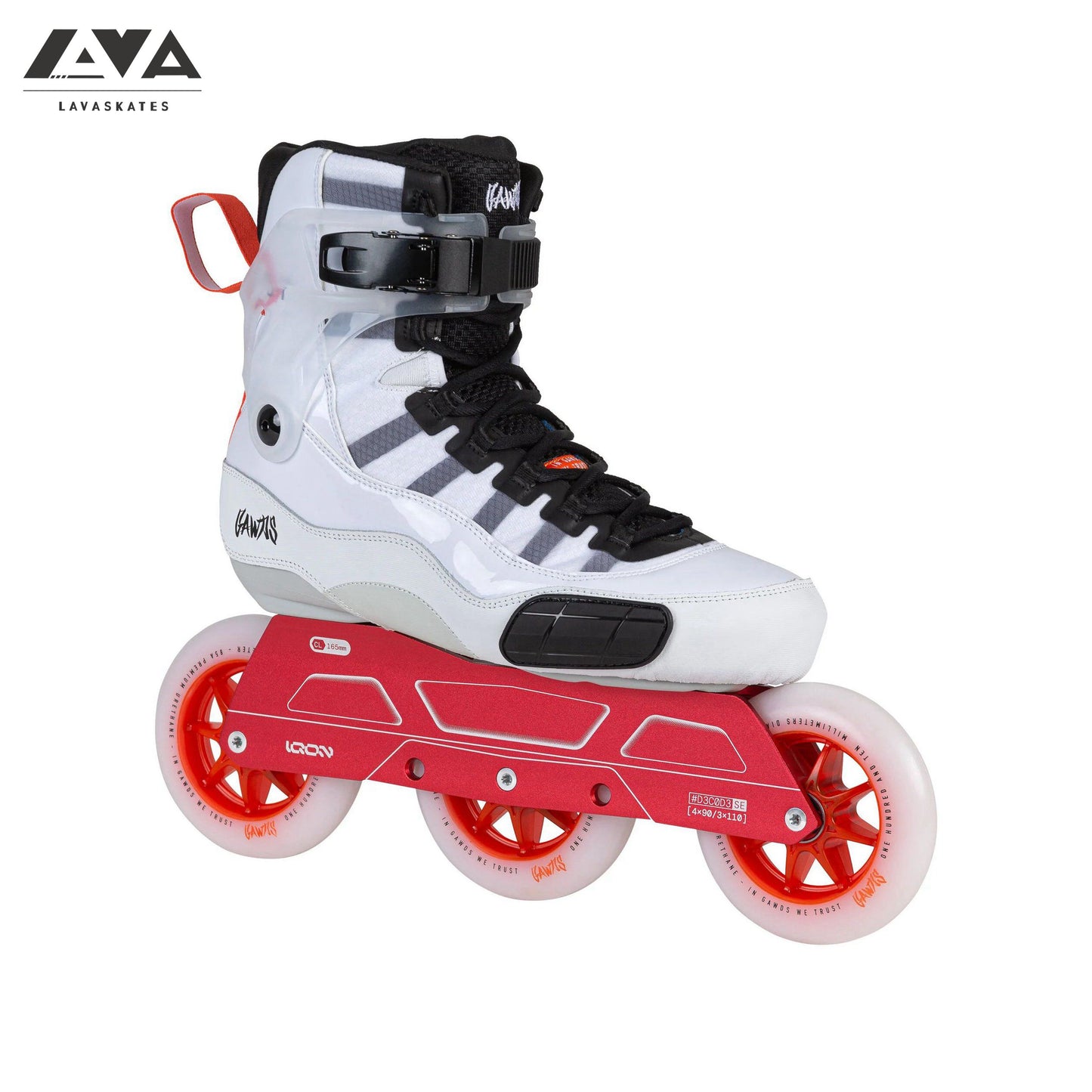 GAWDS ATON URBAN SKATES - BLACK x RED x WHITE