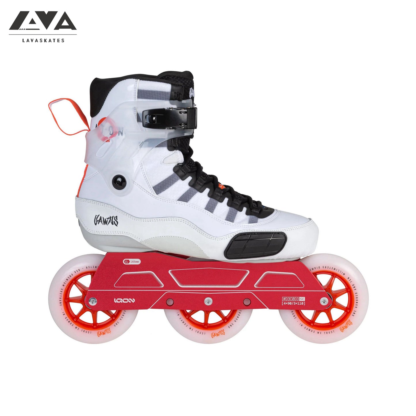 GAWDS ATON URBAN SKATES - BLACK x RED x WHITE