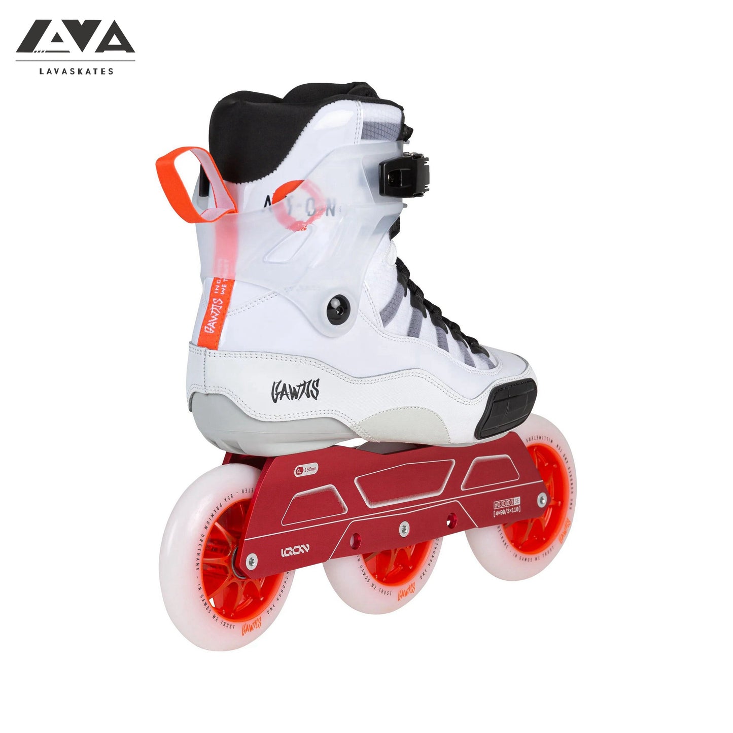 GAWDS ATON URBAN SKATES - BLACK x RED x WHITE