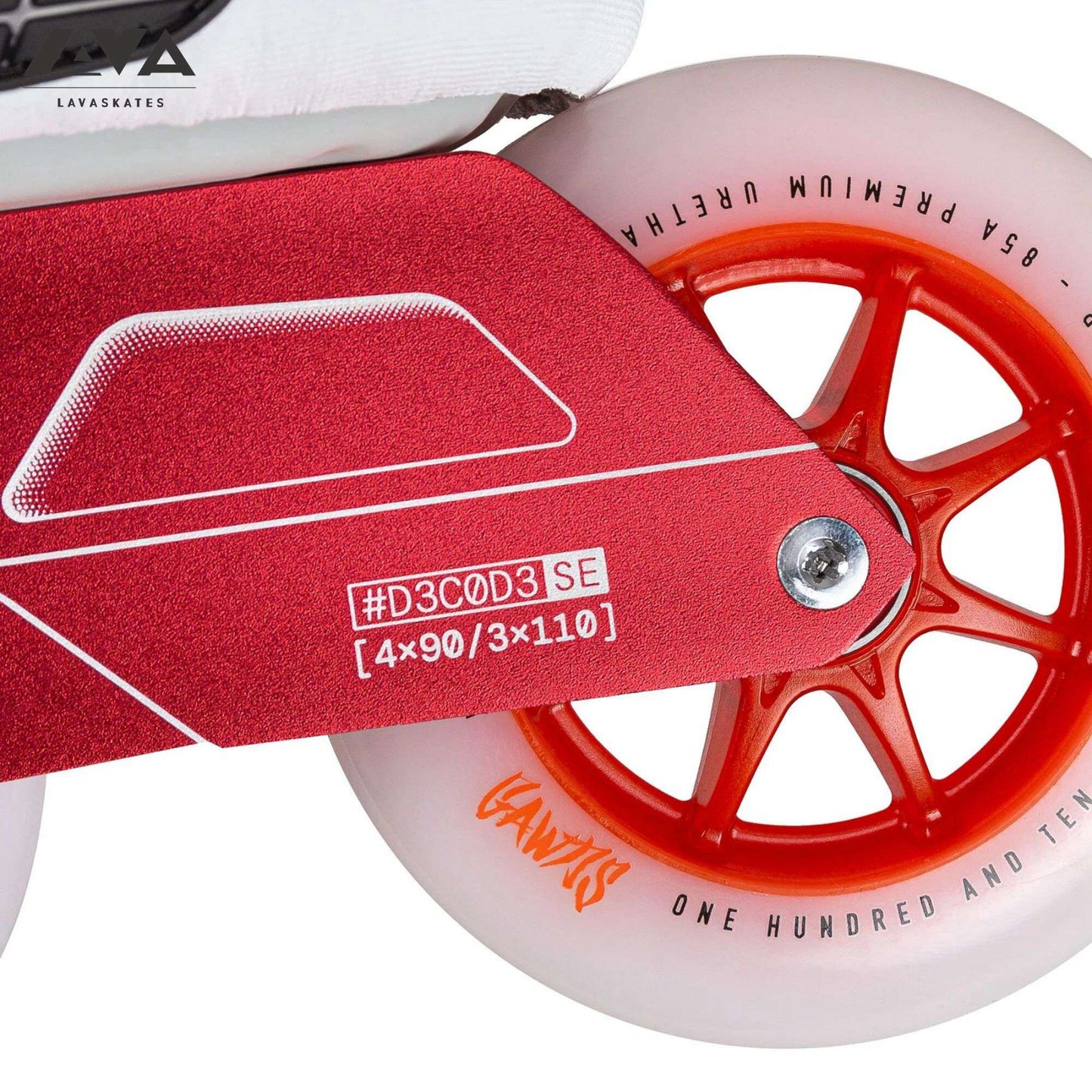 GAWDS ATON URBAN SKATES - BLACK x RED x WHITE