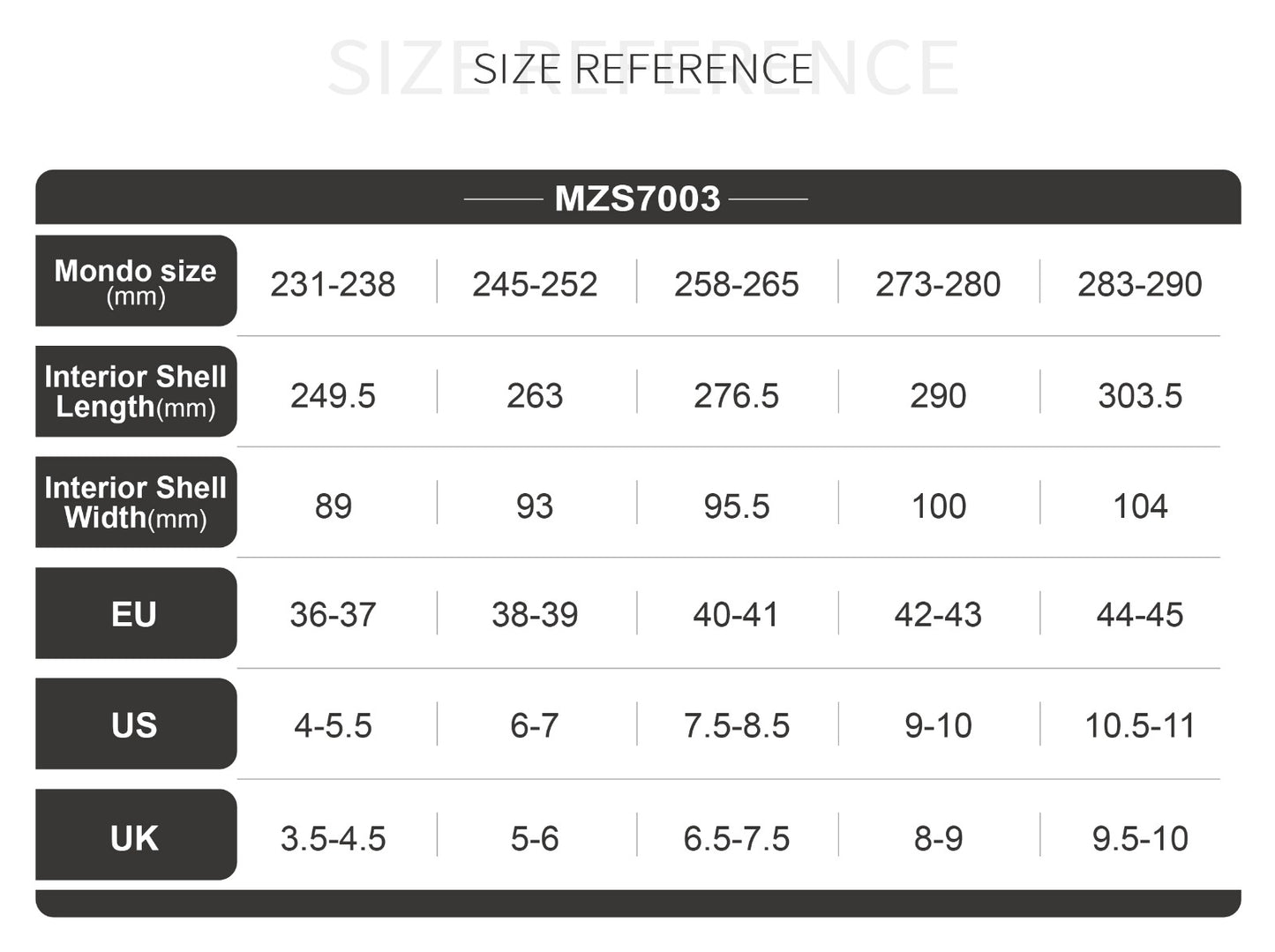 COUGAR 7003 WHITE/BLACK