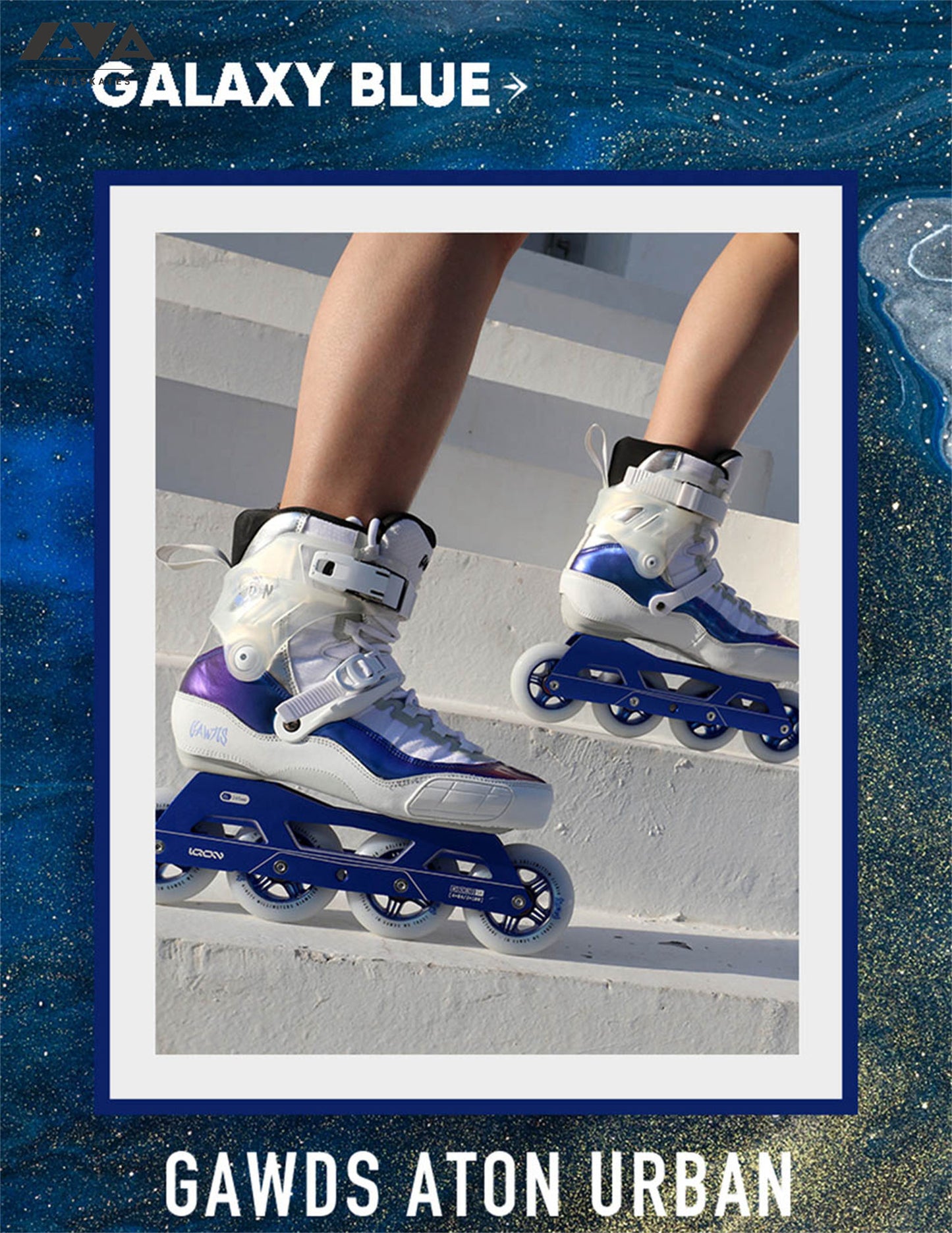GAWDS ATON URBAN SKATES - GALAXY BLUE