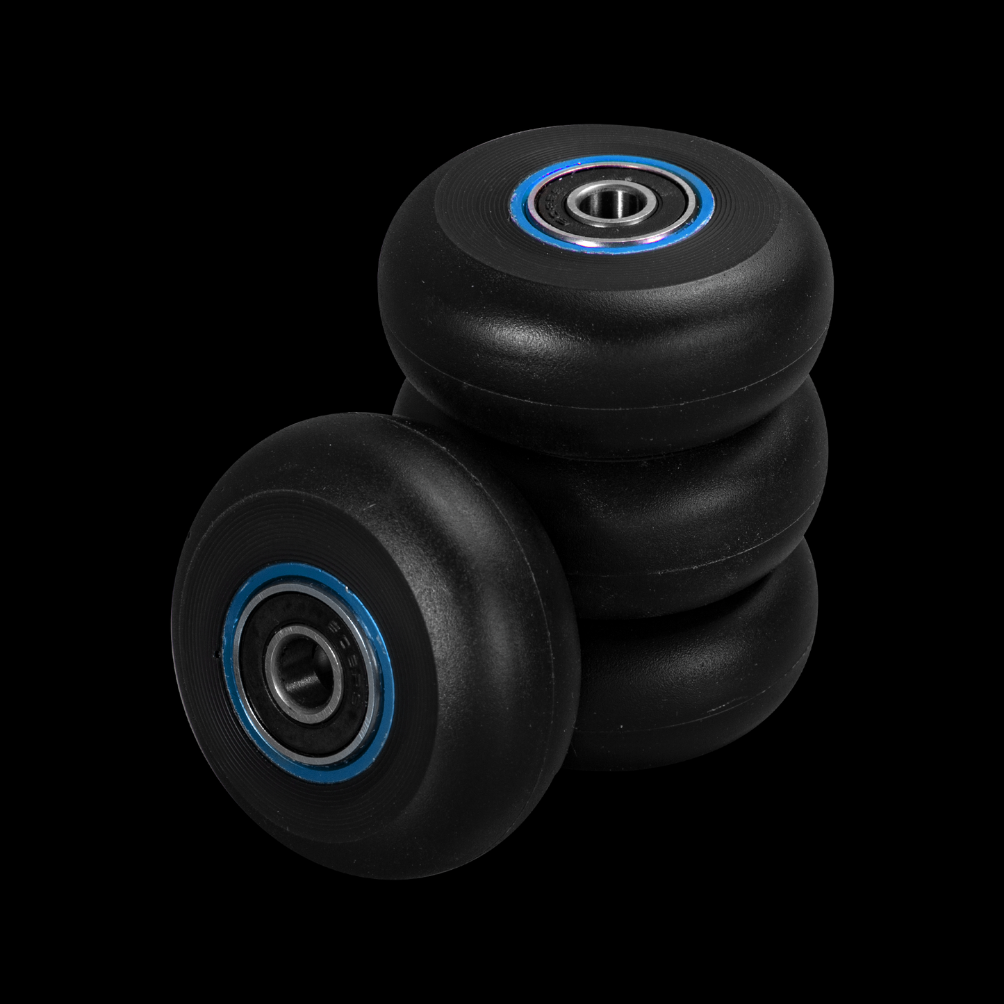 LAVA ALUMINIUM CORE WHEELS 58MM/90A BLACK/BLUE 4-PACK (INCLUDING LAVA BEARINGS)