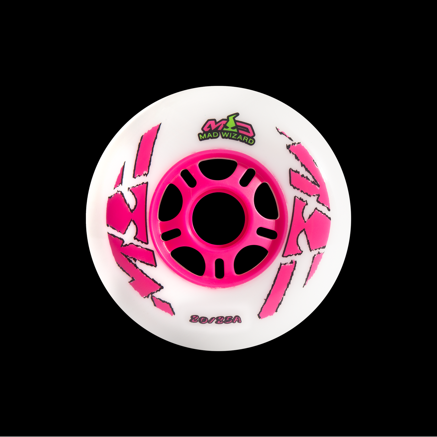 MAD SKATING WHEELS PINK 80MM/85A 4-PACK