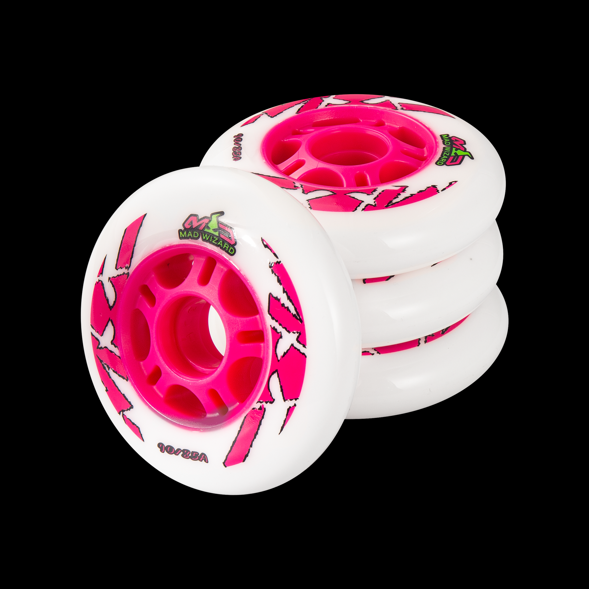 MAD SKATING WHEELS PINK 90MM/85A 4-PACK – LAVASKATES