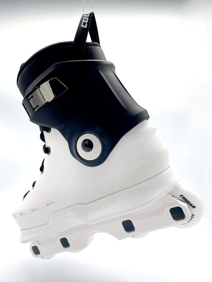 COUGAR SKATES 7003 WHITE/BLACK