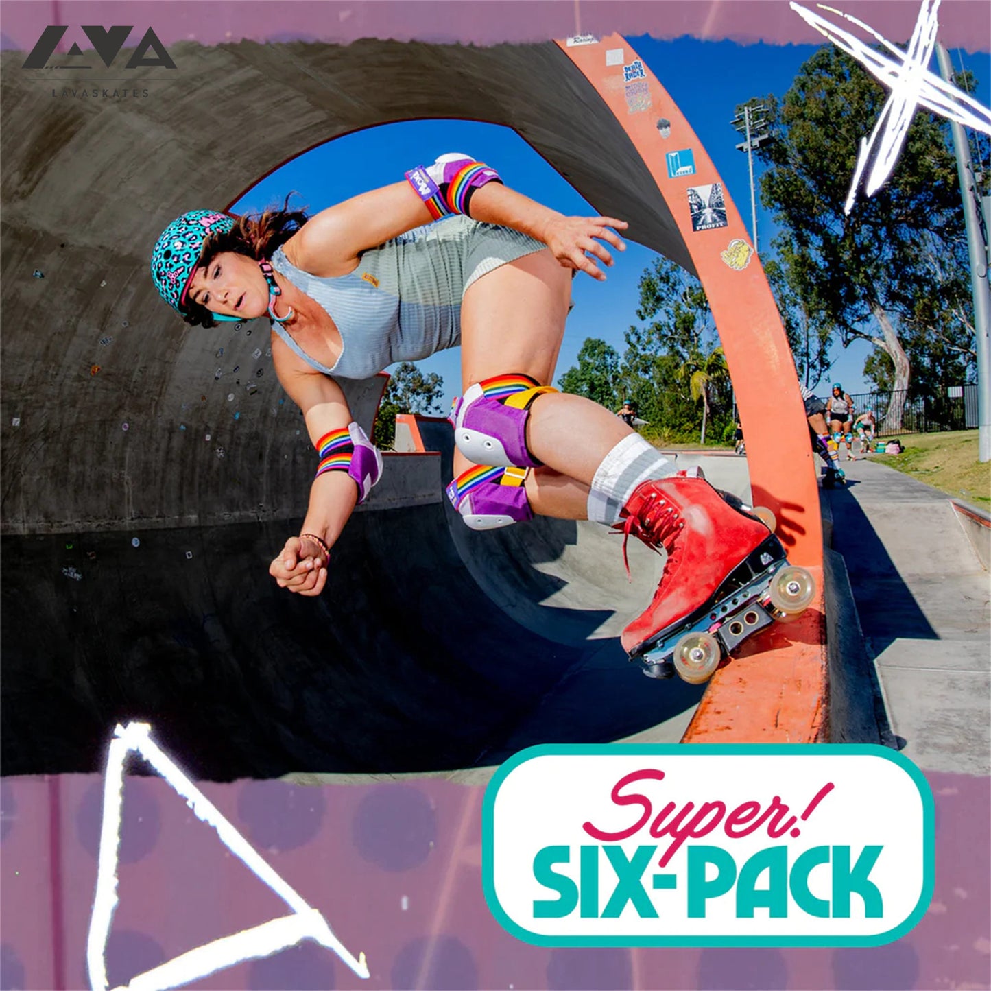 187 MOXI PADS SUPER SIX PACK - LAVENDER