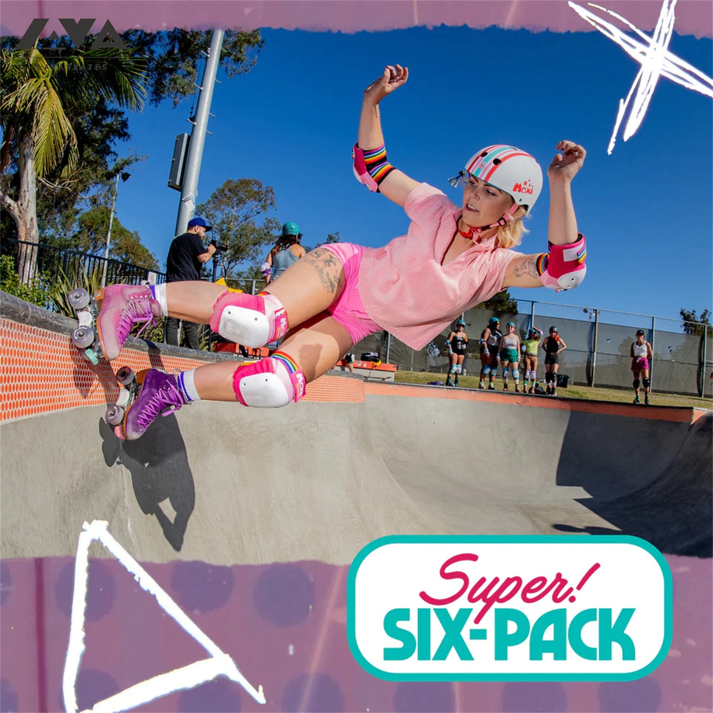 187 MOXI PADS SUPER SIX PACK - PINK