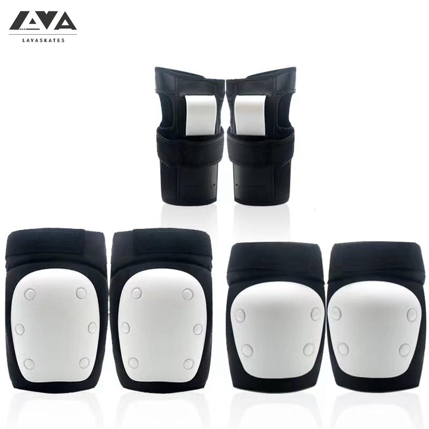 LAVA PADS SET - BLACK/WHITE