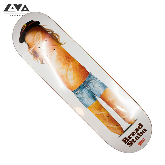 SKATEMENTAL SKATEBOARD DECK BREAD STABA - 8.375 IN