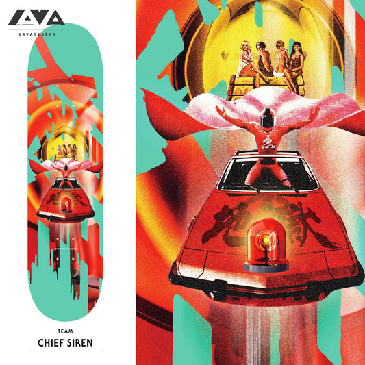 EVISEN SKATEBOARD DECK CHIEF SIREN - 8.125 IN