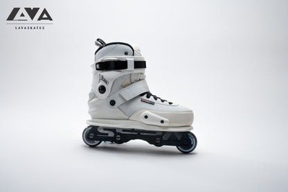 SEBA CJ2 PRIME WHITE SKATES (PLASTIC VERSION WITH MYFIT RECALL LINER) - COMPLETE