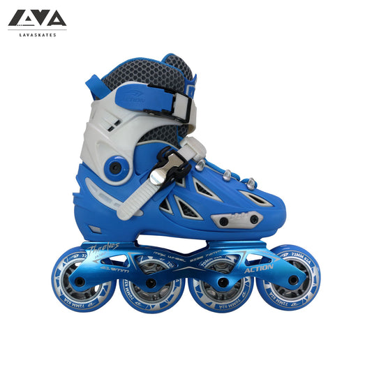 ACTION JUNIOR ADJUSTABLE SKATES - EVILS3 - BLUE