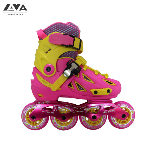 ACTION JUNIOR ADJUSTABLE SKATES - EVILS3 - PINK