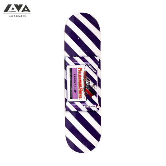 MANNER SKATEBOARD DECK FOOLISHMAN'S FRIEND - 8.0 IN