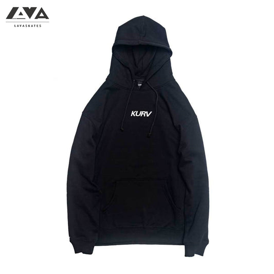 KURV HOODIE BASIC BLACK