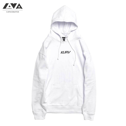 KURV HOODIE BASIC WHITE