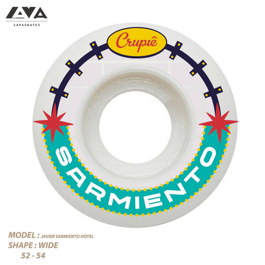 CRUPIE SKATEBOARD WHEELS JAVIER SARMIENTO HOTEL - 101A 52/53/54MM