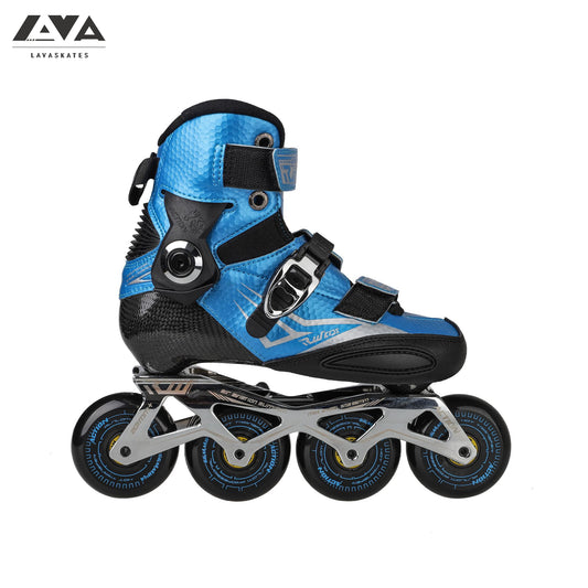 ACTION JUNIOR CARBON SKATES - BLUE