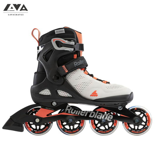 ROLLERBLADE MACROBLADE 80 W WOMENS SKATES GREY/CORAL