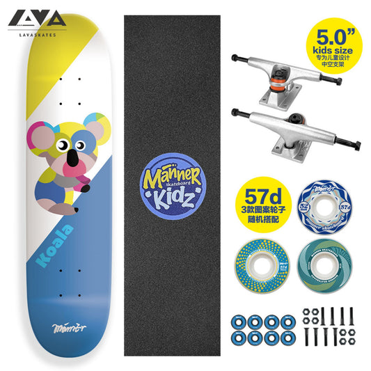 MANNER KIDZ SKATEBOARD COMPLETE ZOO KOALA - 29*7.25 IN