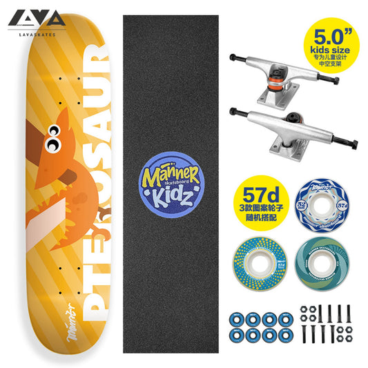 MANNER KIDZ SKATEBOARD COMPLETE PTEROSAUR - 29*7.25 IN