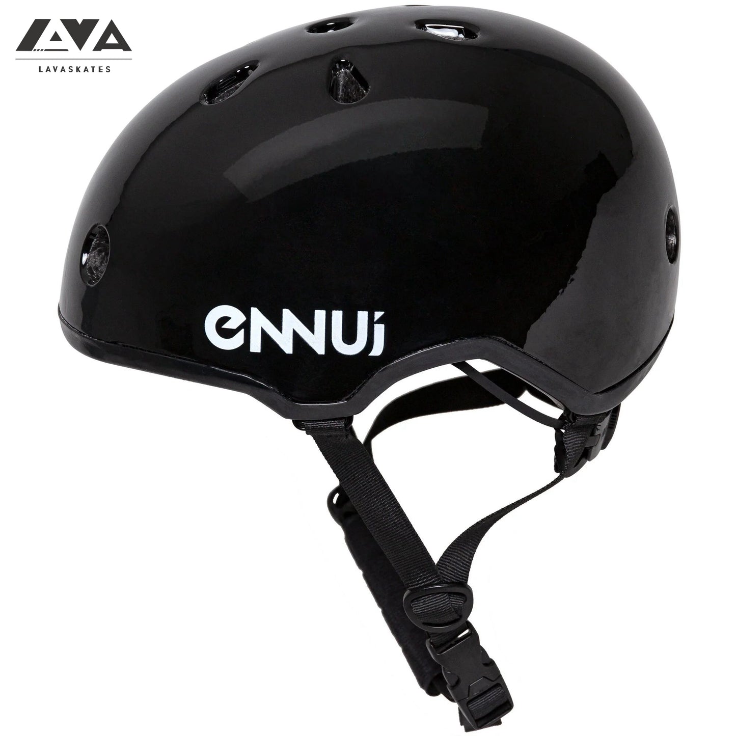 ENNUI ELITE BLACK HELMET (INCLUDE REMOVABLE PEAK)
