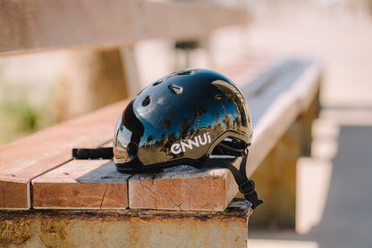 ENNUI ELITE BLACK HELMET (INCLUDE REMOVABLE PEAK)
