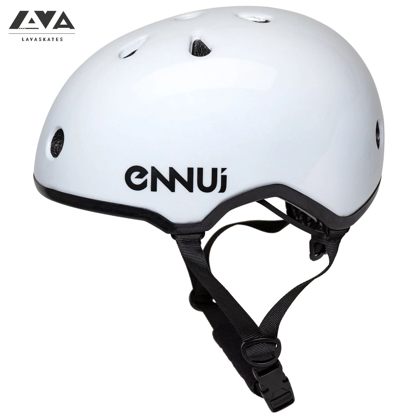 ENNUI ELITE WHITE HELMET (INCLUDE REMOVABLE PEAK)