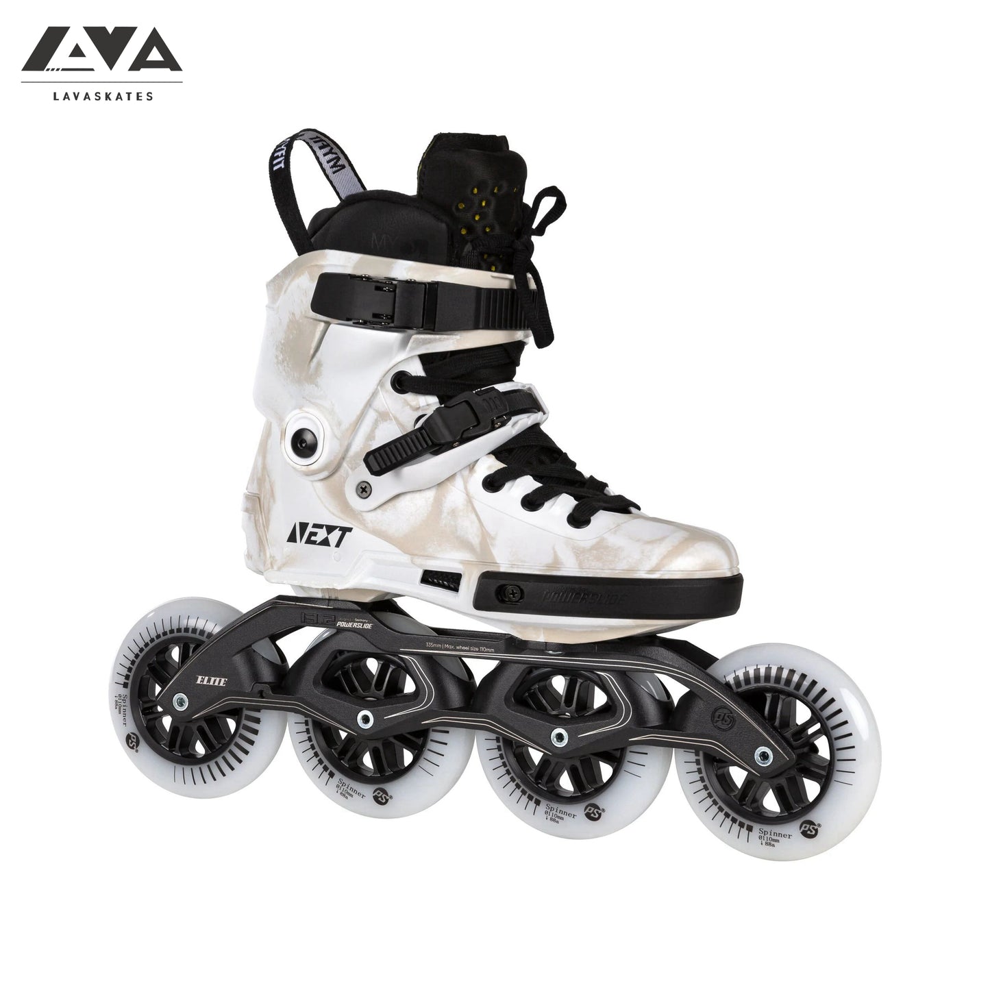 POWERSLIDE NEXT MARBLE WHITE 110