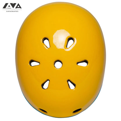 ENNUI ELITE YELLOW HELMET (INCLUDE REMOVABLE PEAK)
