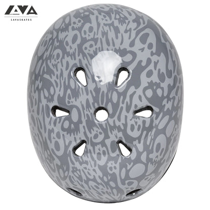 ENNUI ELITE DEADLY SMOKE GREY HELMET (INCLUDE REMOVABLE PEAK)