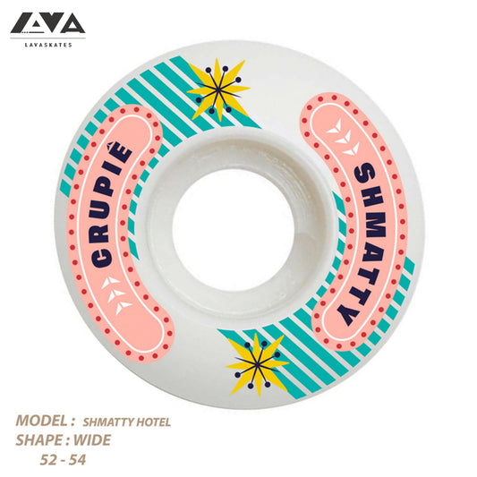 CRUPIE SKATEBOARD WHEELS SHMATTY HOTEL - 101A 52/53/54MM