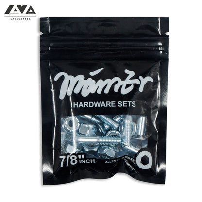 MANNER SKATEBOARD HARDWARE SET - SILVER