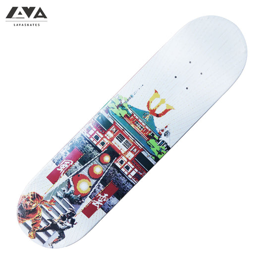 EVISEN SKATEBOARD DECK TAKESHI'S CASTLE - 8.5 IN