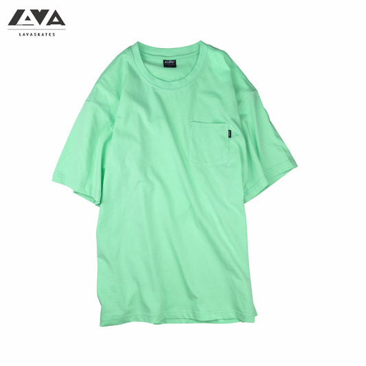 KURV T-SHIRT POCKET BLUE