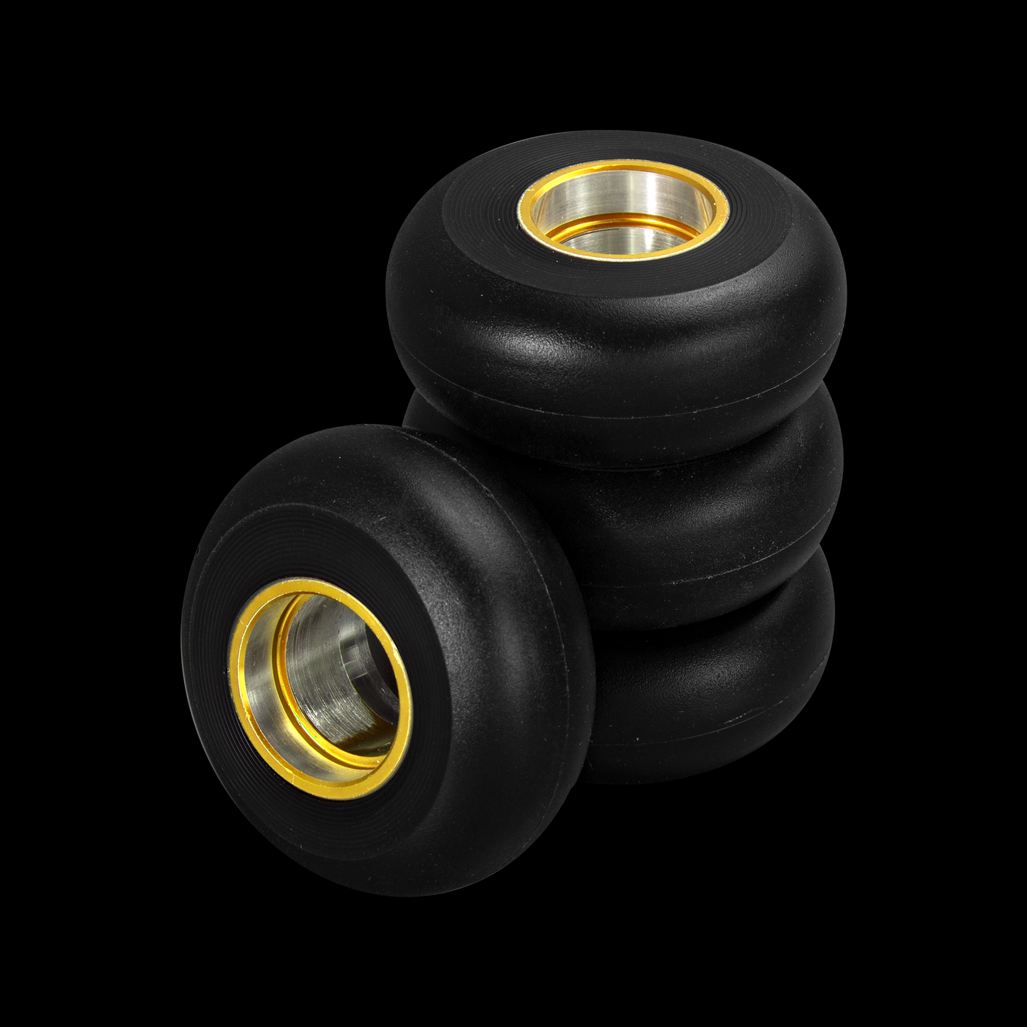 LAVA ALUMINIUM CORE WHEELS 58MM/90A BLACK/GOLD 4-PACK
