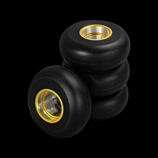 LAVA ALUMINIUM CORE WHEELS 58MM/90A BLACK/GOLD 4-PACK