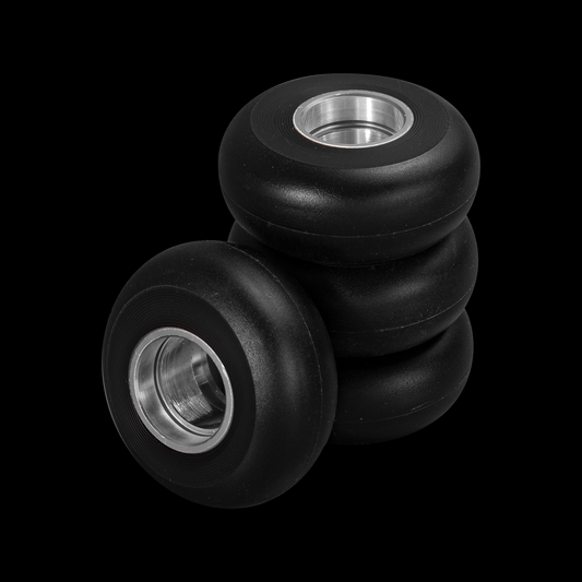 LAVA ALUMINIUM CORE WHEELS 58MM/90A BLACK/SILVER 4-PACK