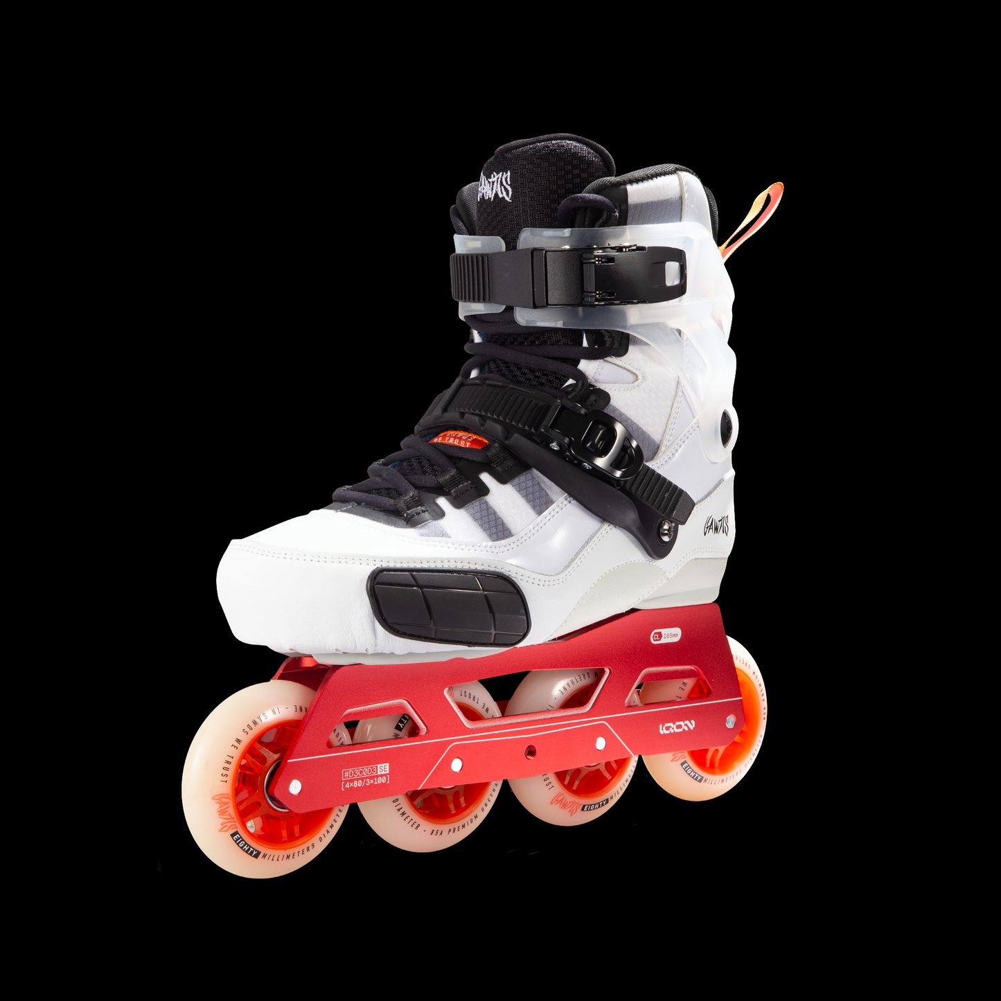 GAWDS ATON URBAN SKATES - BLACK x RED x WHITE