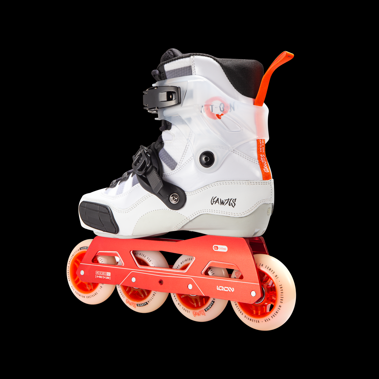 GAWDS ATON URBAN SKATES - BLACK x RED x WHITE