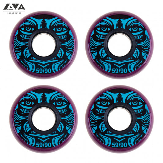 KALTIK FACE WHEELS - 59MM/90A (SETS OF 4)